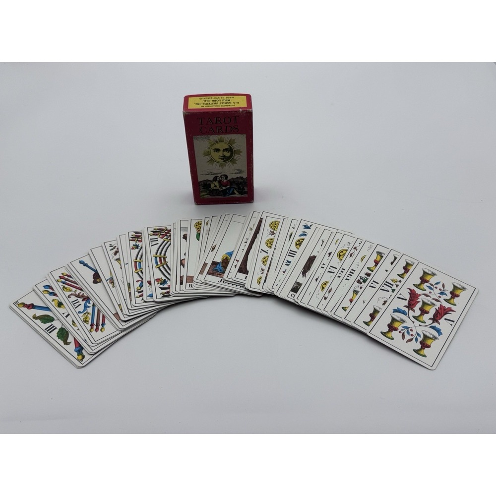 Vintage 1970 TAROT Deck‎ Set 78 Cards 1JJ AG MULLER Switzerland No Instructions